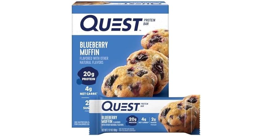 Quest Nutrition 블루베리 머핀 단백질 바