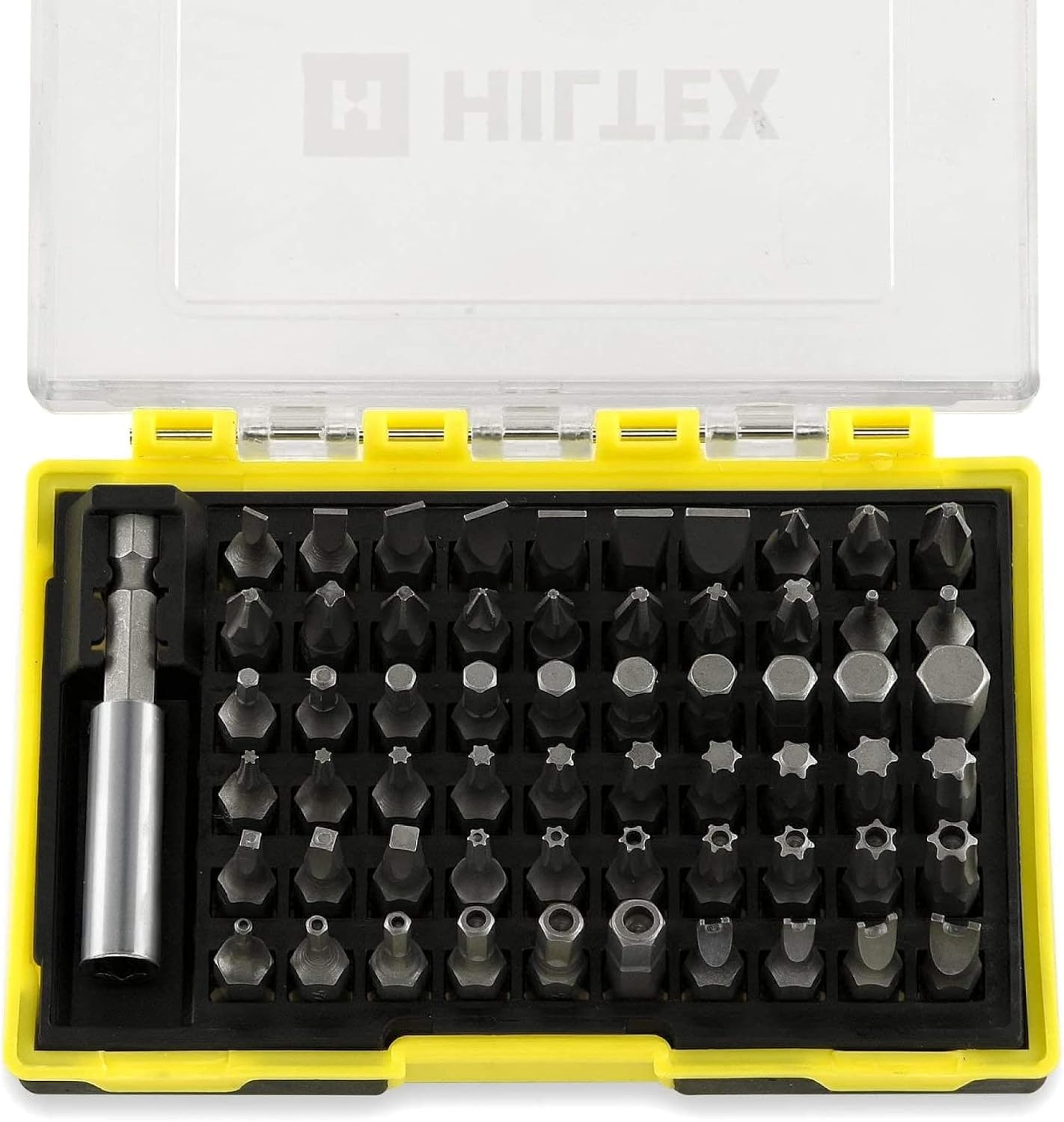 Hiltex 61피스 1/4인치 보안 헥스 비트 세트