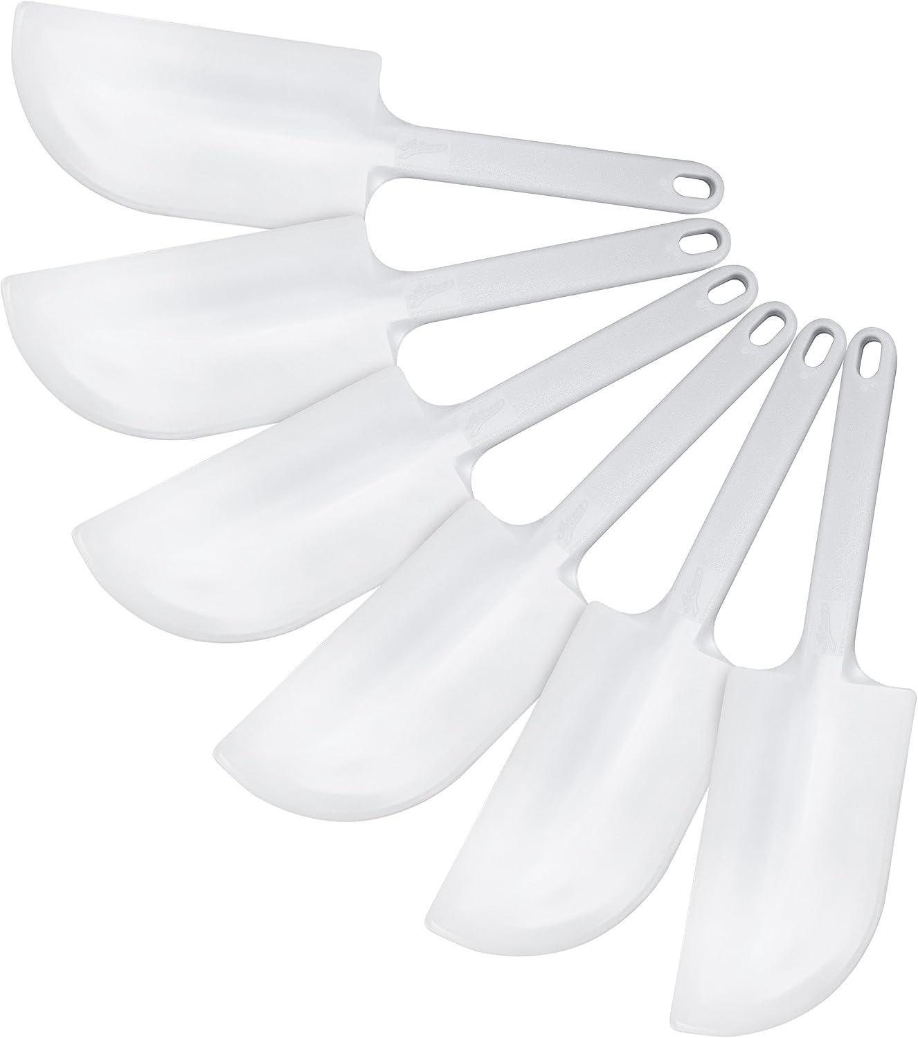 Ateco 1311 2-in-1 Bowl Scraper/Spatula Set, 6-Piece