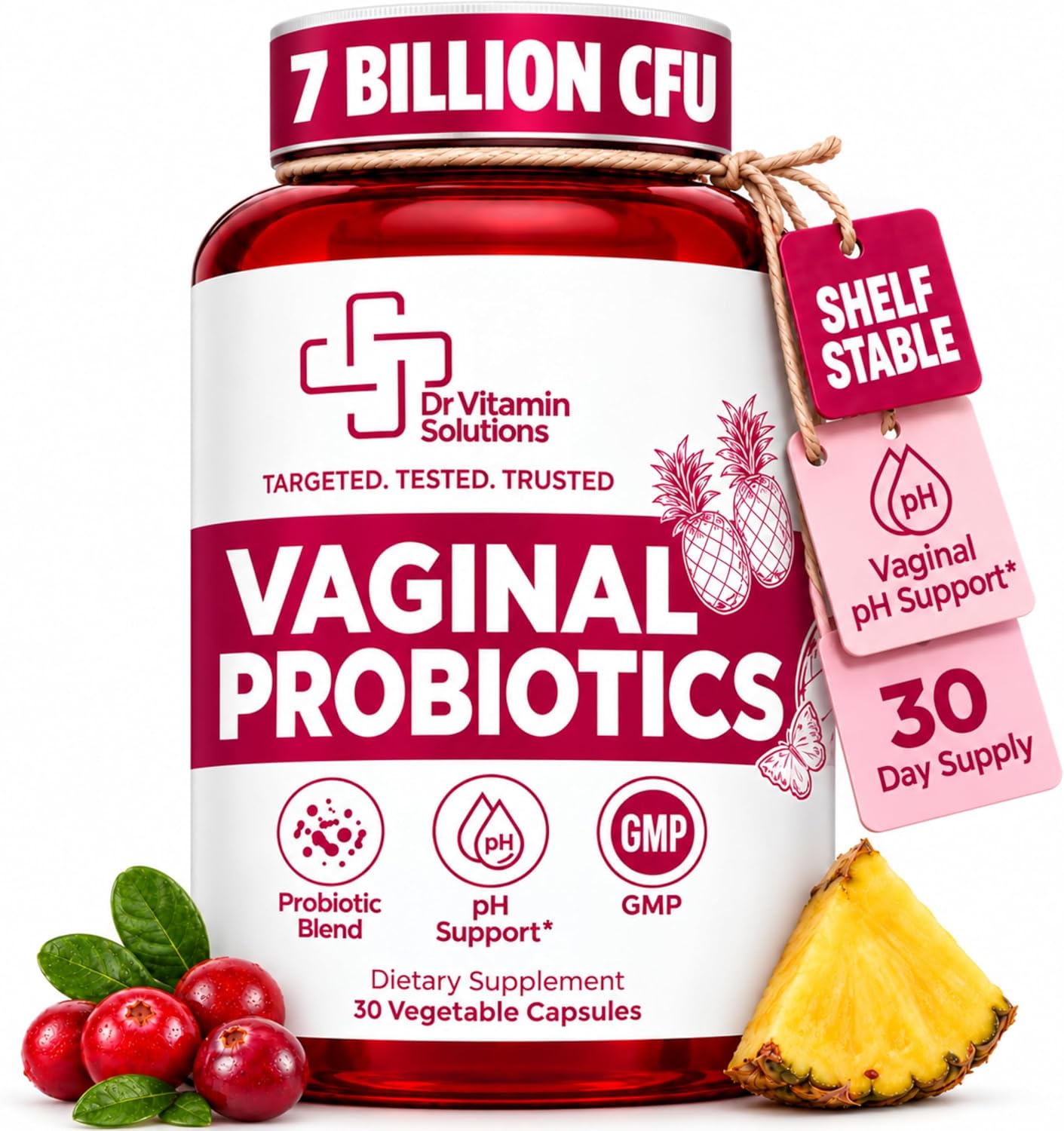 DR VITAMIN SOLUTIONS 여성용 질 유산균 (Vaginal Probiotics)