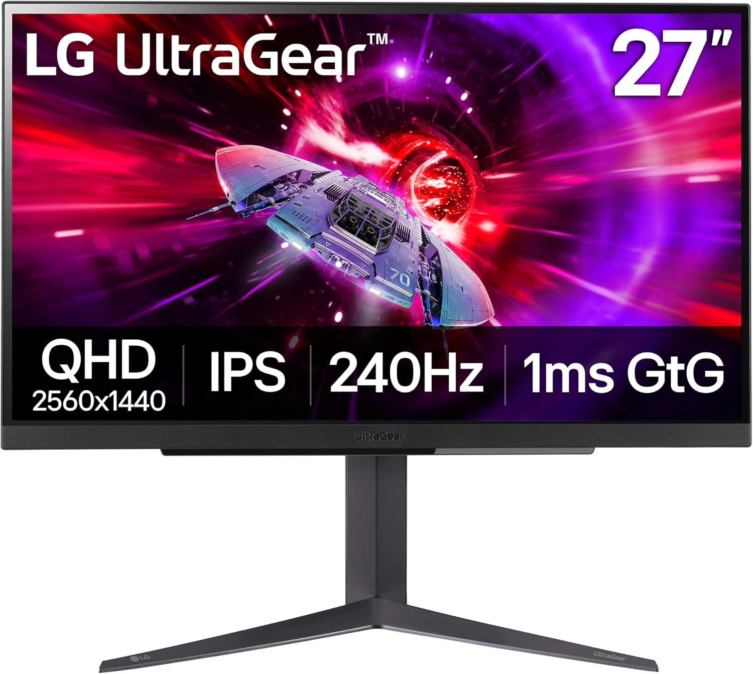 LG 27GR83Q-B 27인치 Ultragear QHD IPS 240Hz G-Sync 게이밍 모니터