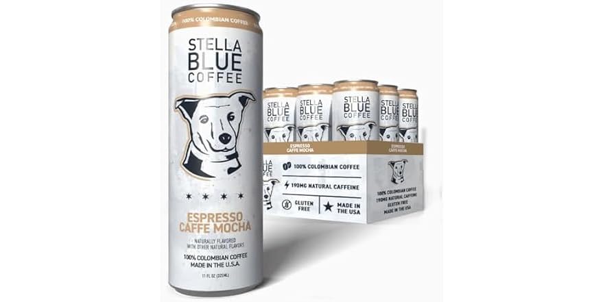 12PK Stella Blue Espresso Caffe Mocha 캔