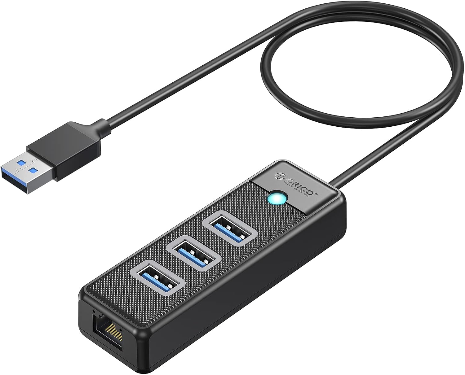 Orico 4-in-1 USB to 1Gbps Ethernet Adapter