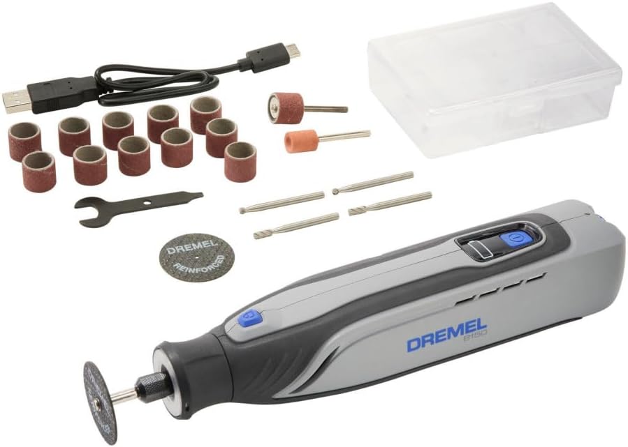 Dremel 8150 8V USB-C 무선 로터리 툴 키트 (20개 액세서리 포함)