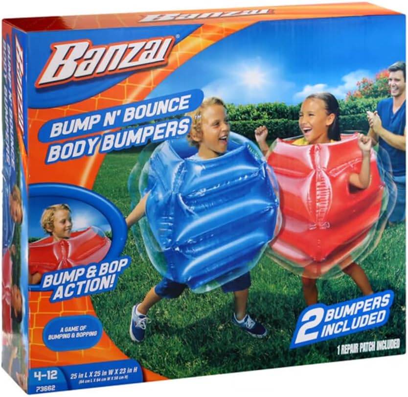 BANZAI: Bump N' Bounce Body Bumpers (Red & Blue)