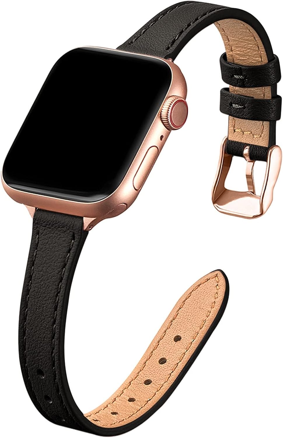 STIROLL Slim Leather Apple Watch Band
