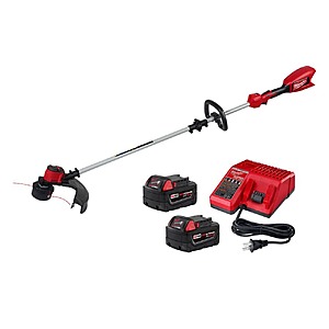Milwaukee M18 16" Cordless String Trimmer (with 2x 5Ah Batteries & Charger)
