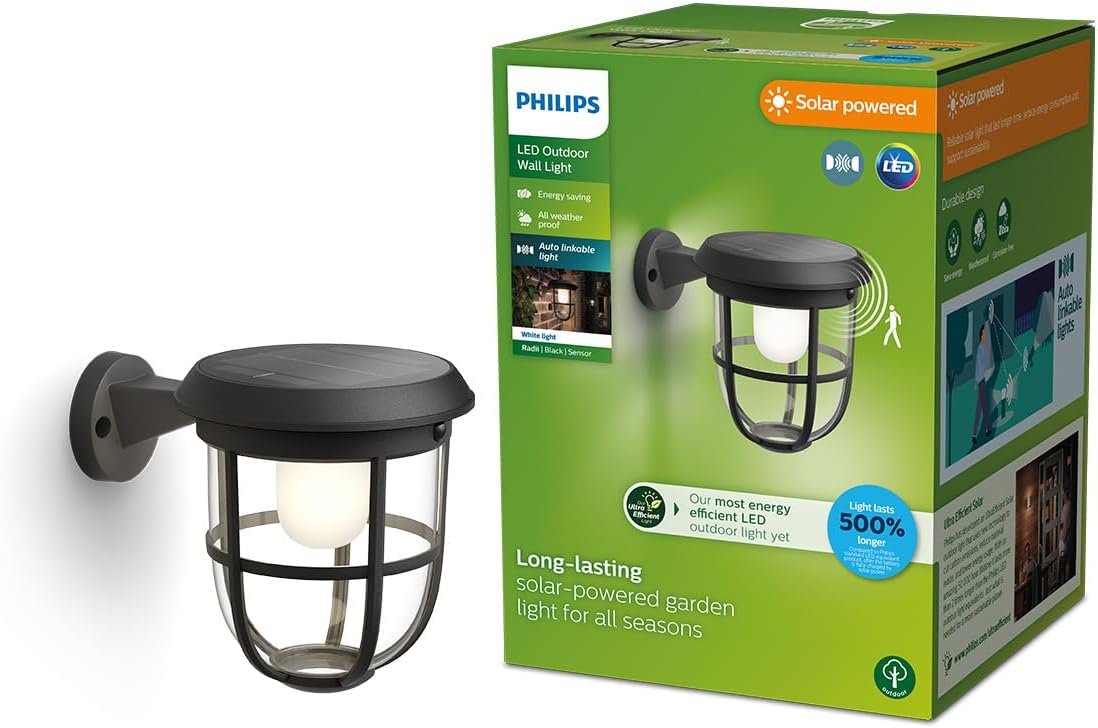 Philips Solar LED 초고효율 벽부형 랜턴