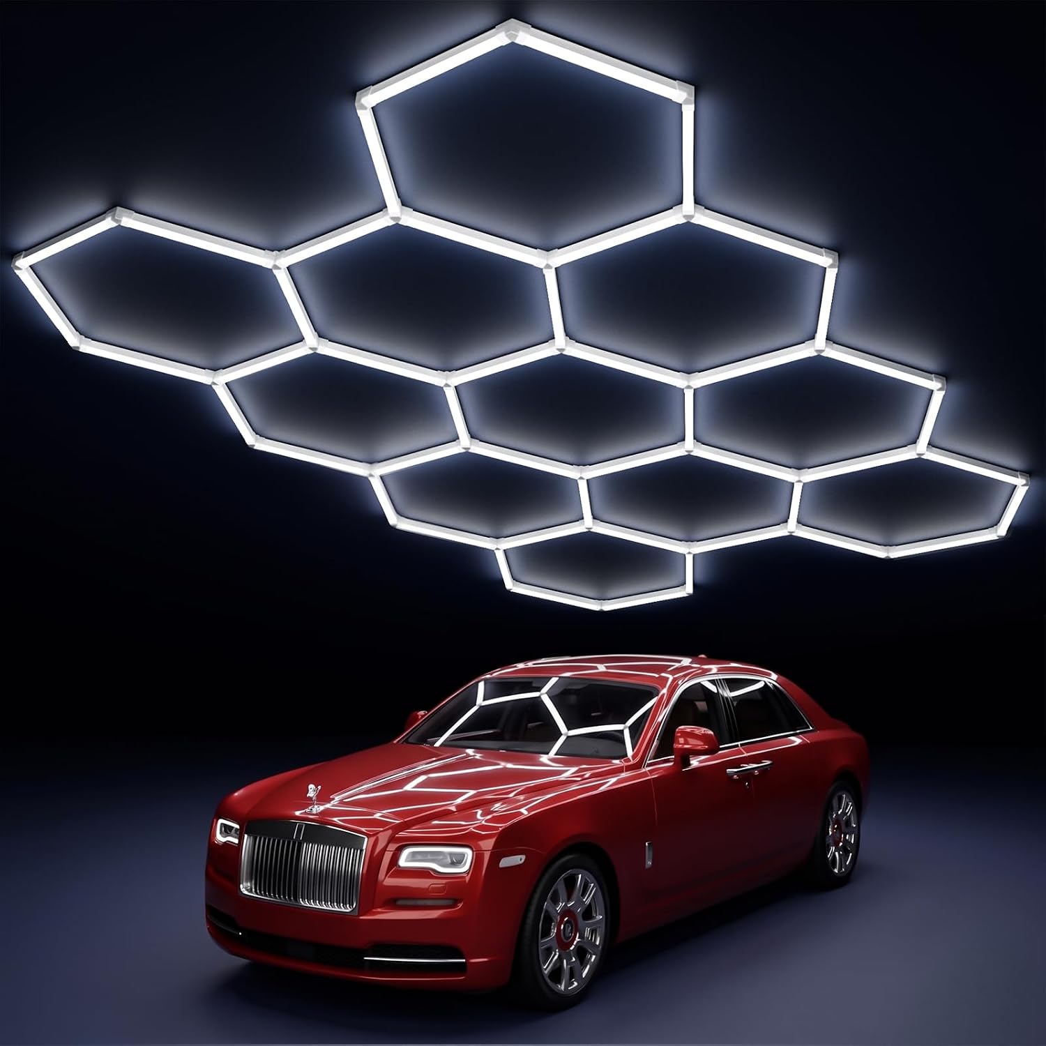 MODERN 11 Hexagon LED 차고 조명