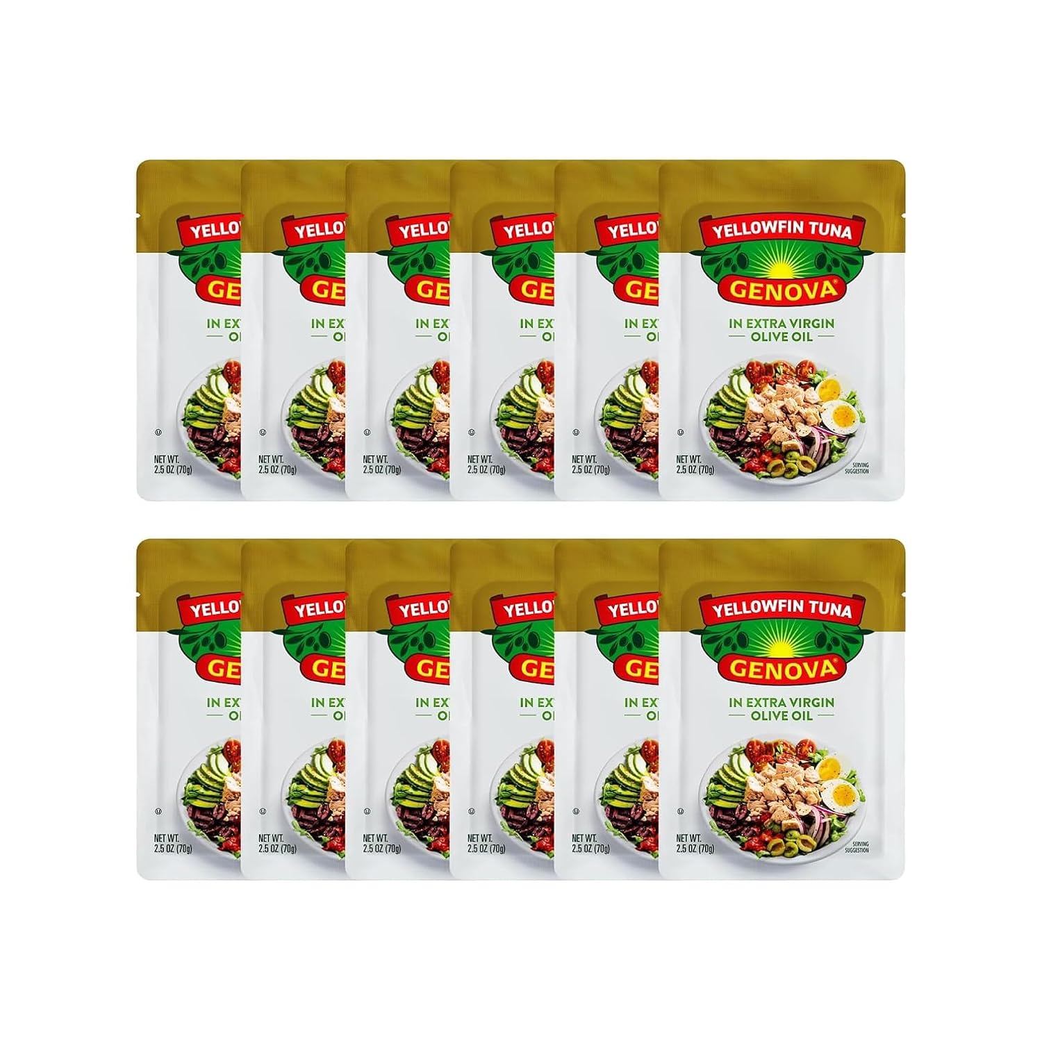 Genova Premium Yellowfin Tuna in Olive Oil (12팩)