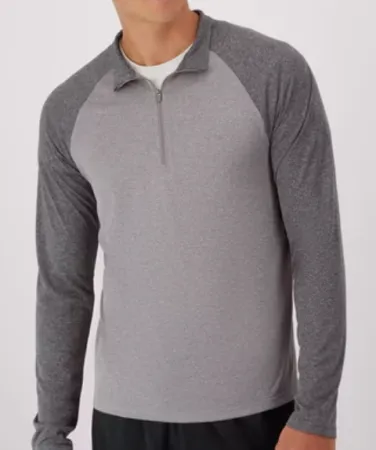 Hanes Cool DRI 남성용 쿼터 집업 UPF 40 경량 풀오버