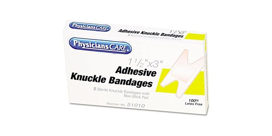 First Aid Only 접착식 패브릭 너클 밴드