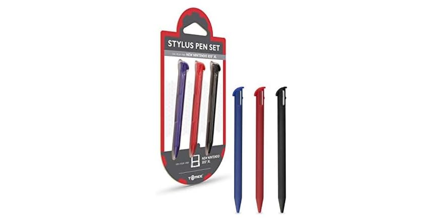 Tomee Stylus Pen Set (3개입) for New Nintendo 3DS XL