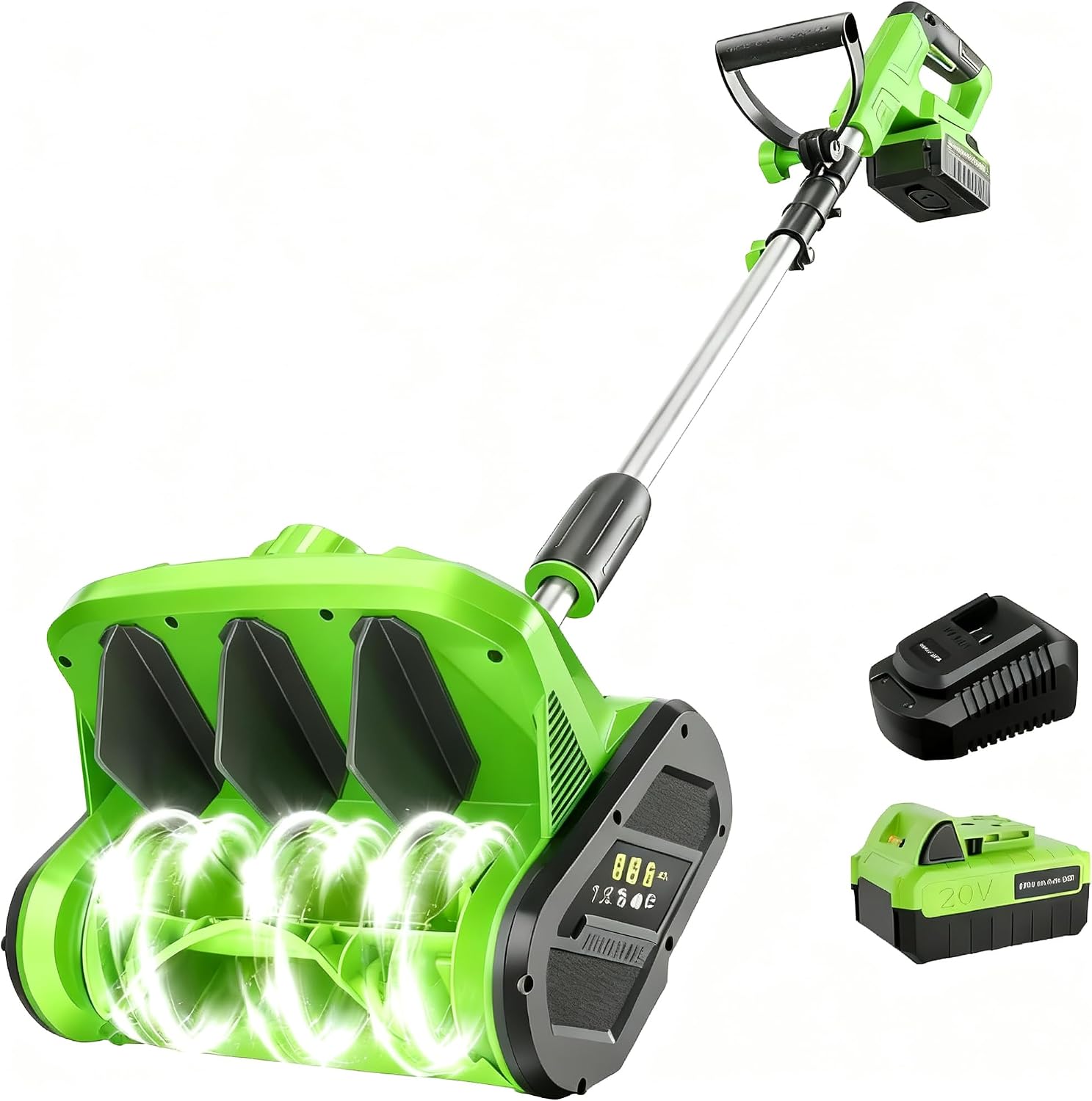 Vibekio 20V Cordless Electric Snow Shovel