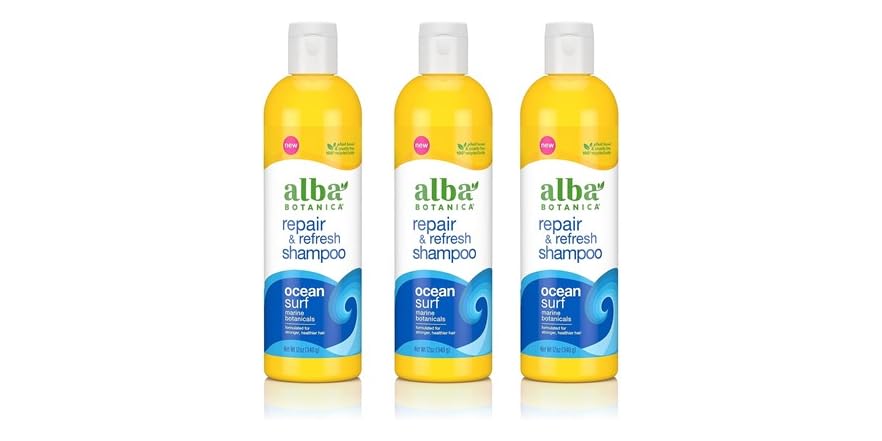 Alba Botanica Ocean Surf Repair & Refresh 샴푸 3팩