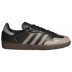 adidas Samba OG 여성용 운동화 (Core Black/Wonder Beige/Gold Met)