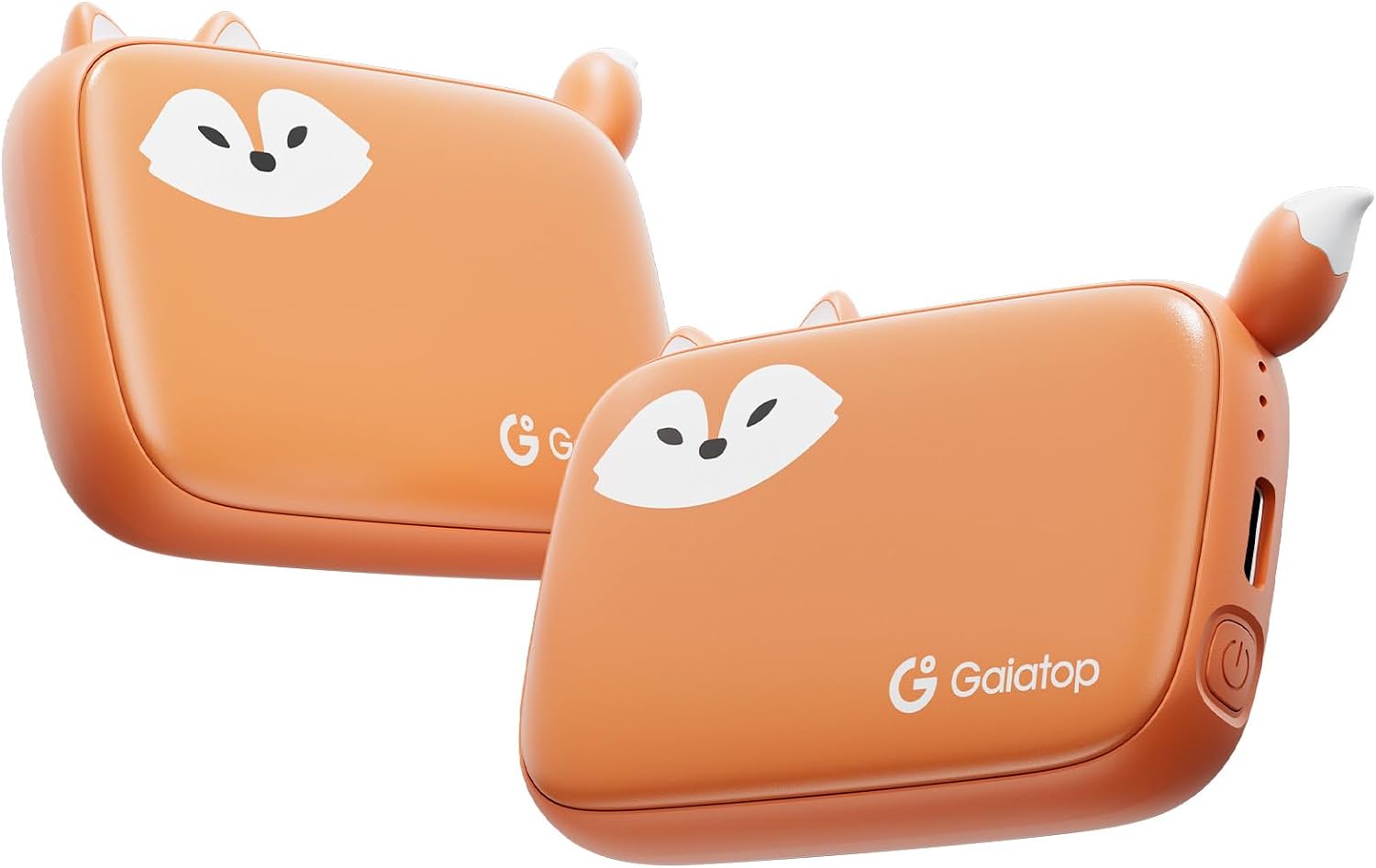 Gaiatop 초슬림 충전식 핸드 워머 (2개 세트)