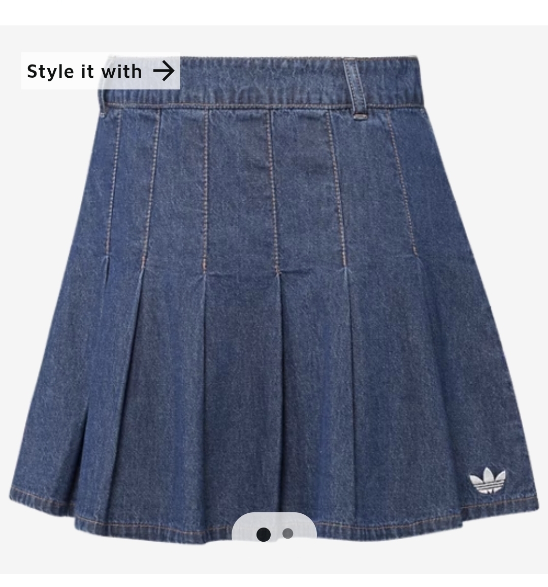 adidas 데님 스커트