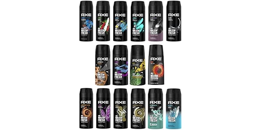 (12 pk) AXE 바디 스프레이 데오도란트 안티-퍼스피런트