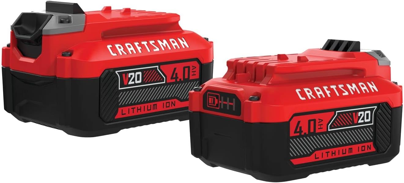 Craftsman V20 4.0Ah 리튬 이온 배터리 2팩