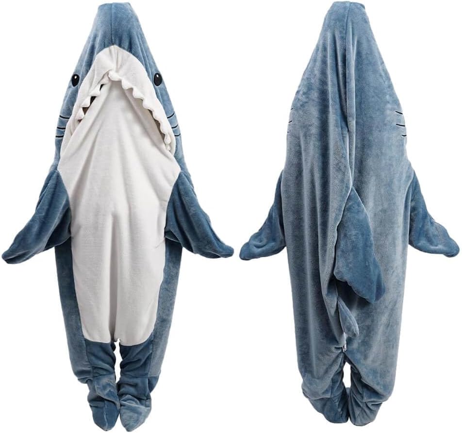inkArts Shark Blanket Hoodie Onesie (성인 및 아동용)