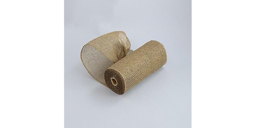 10인치 와이드 폴리 벌랩 메쉬 노 포일 초콜릿