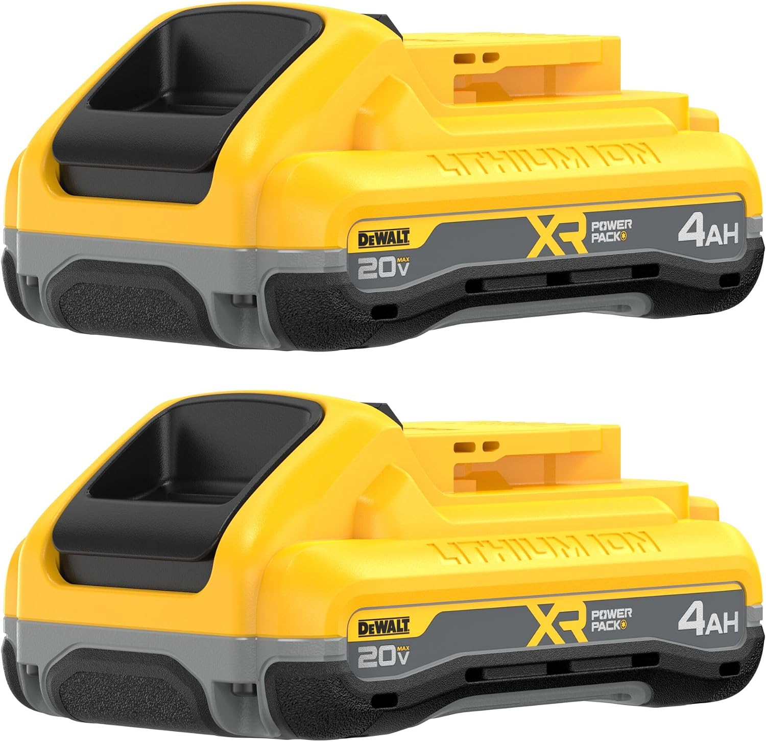 DEWALT 20V MAX XR POWERPACK 4Ah 리튬 이온 배터리 2개 세트