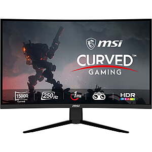 MSI 31.5인치 곡면 FHD 250Hz 1ms 게이밍 모니터