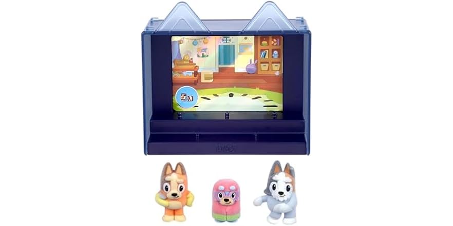 Bluey Fuzzies 에피소드 팩: Grannies, 3개 플록 미니 피규어