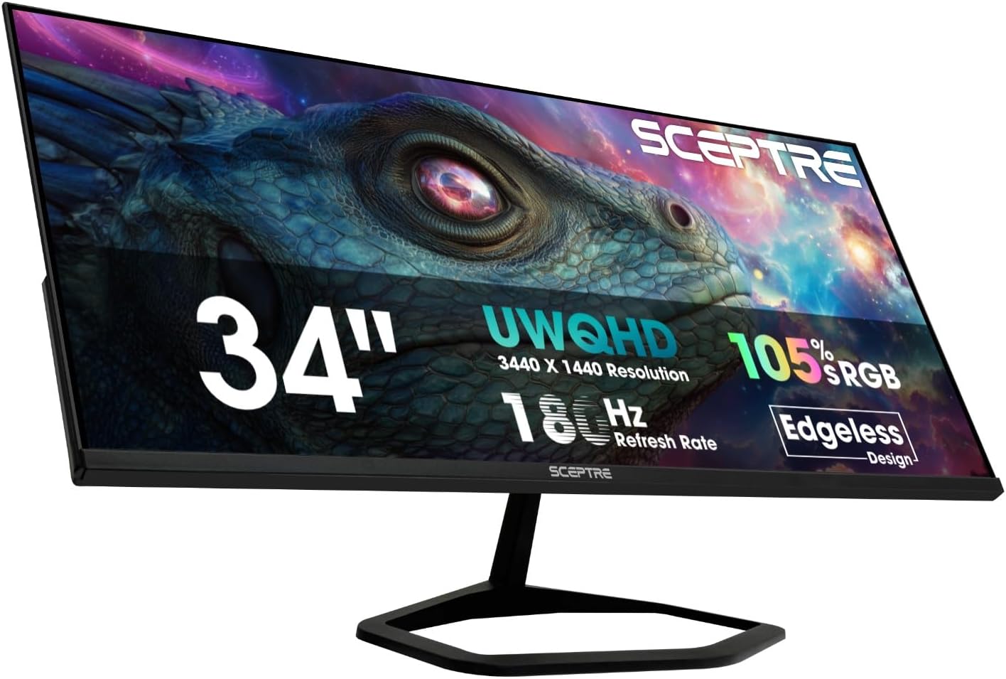 Sceptre 34인치 Prime Gaming 모니터 (E345B-QU180D Series)