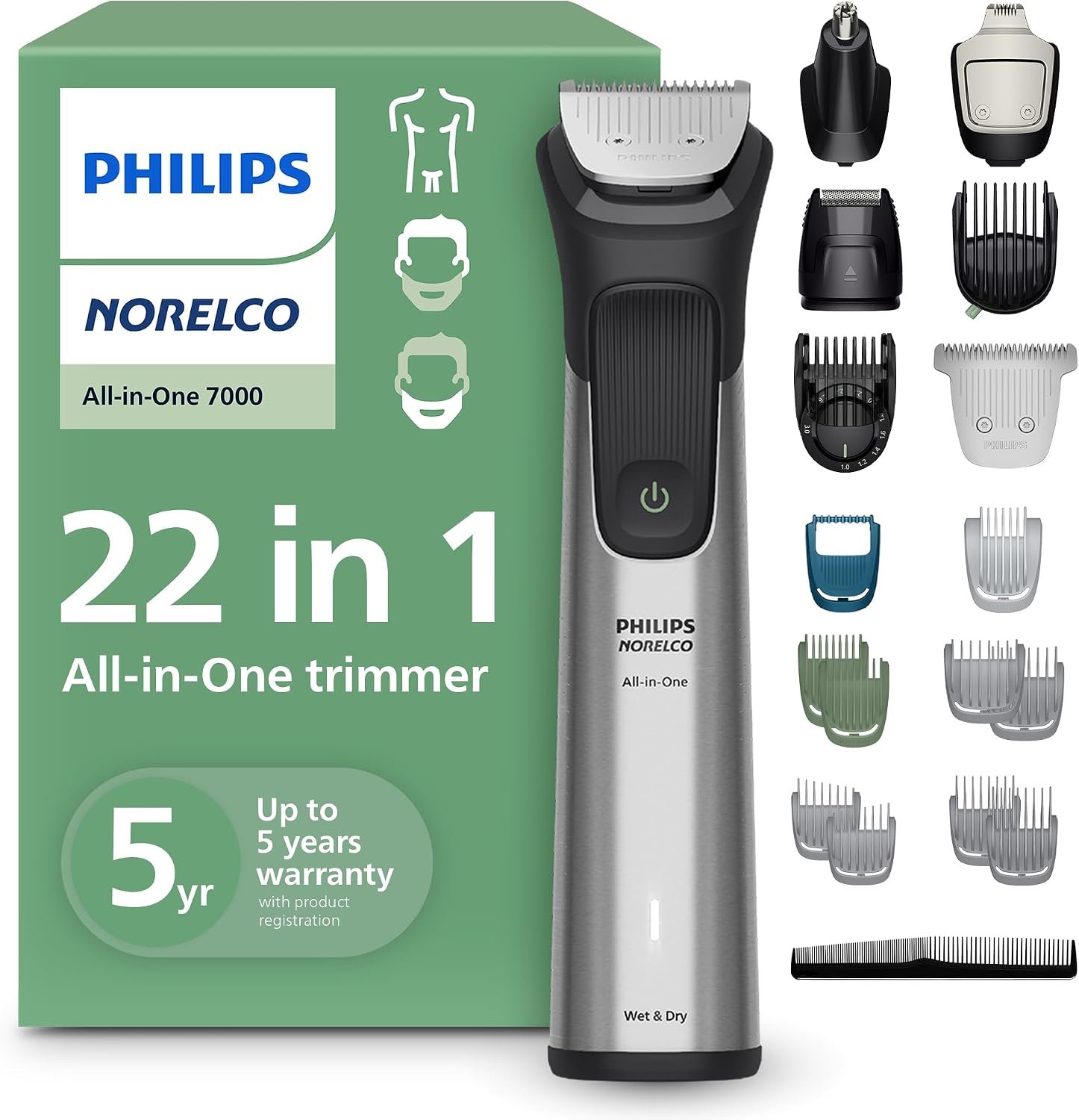 Philips Norelco All-in-One 7000 22-in-1 Trimmer