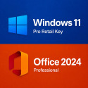 Microsoft Windows 11 Pro + Office Professional 2024 소프트웨어 키 번들