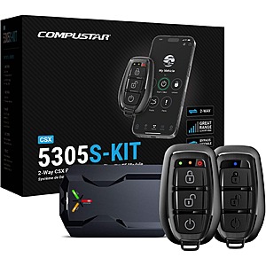 Compustar CSX5305S 2-Way 원격 시동 키트 (스마트폰 제어 포함)