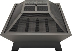 Master Forge 29인치 와이드 스틸 스퀘어 휴대용 장작용 화로