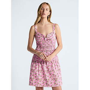 Free Assembly Women's Tiered Smocked Mini Dress (2 Colors)