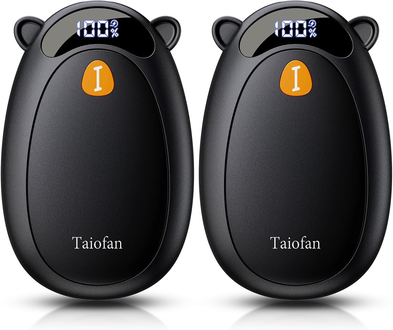 Taiofan 충전식 핸드 워머 (2개 세트)