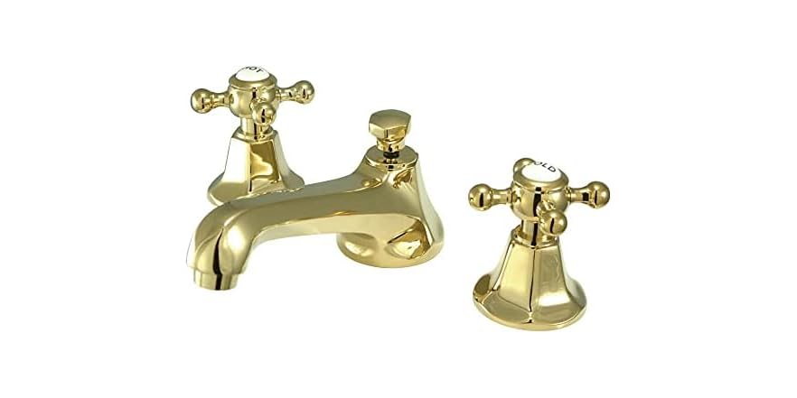 Kingston Brass KS4462BX Metropolitan 와이드스프레드 욕실 수전