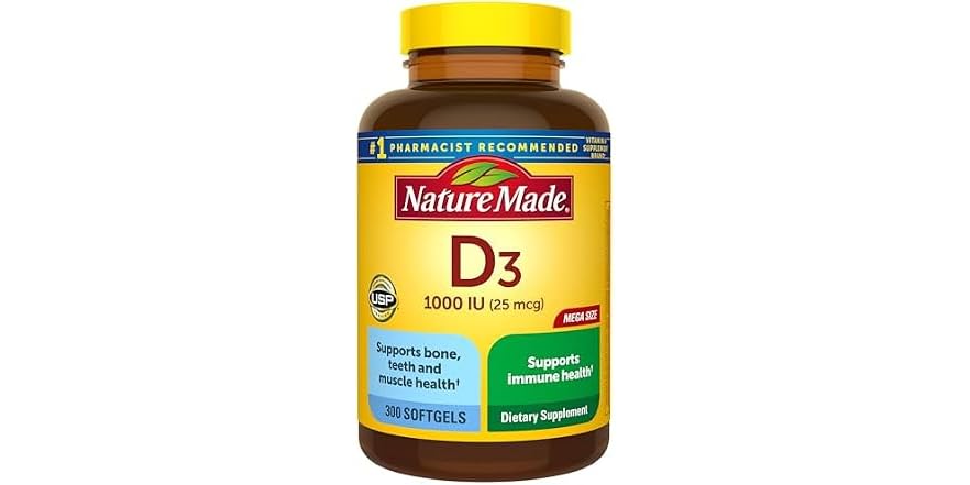 Nature Made Vitamin D3 (4팩)