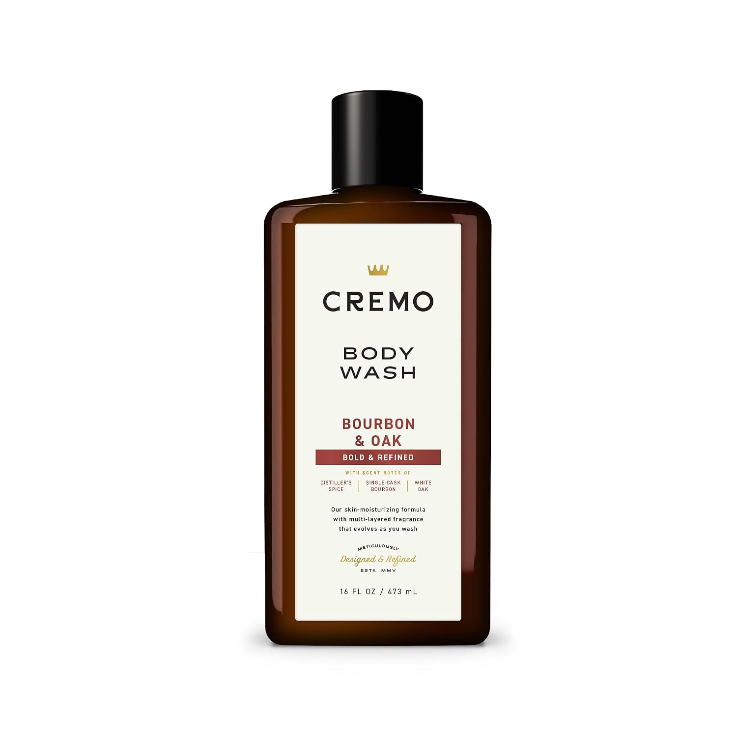 Cremo 남성용 바디워시 (Bourbon & Oak)