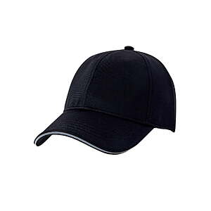 Athletic Works 여성용 블랭크 나일론 포니테일 모자 (Black Soot)