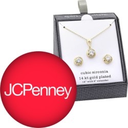 JCPenney 박스 포장 실버 및 패션 주얼리
