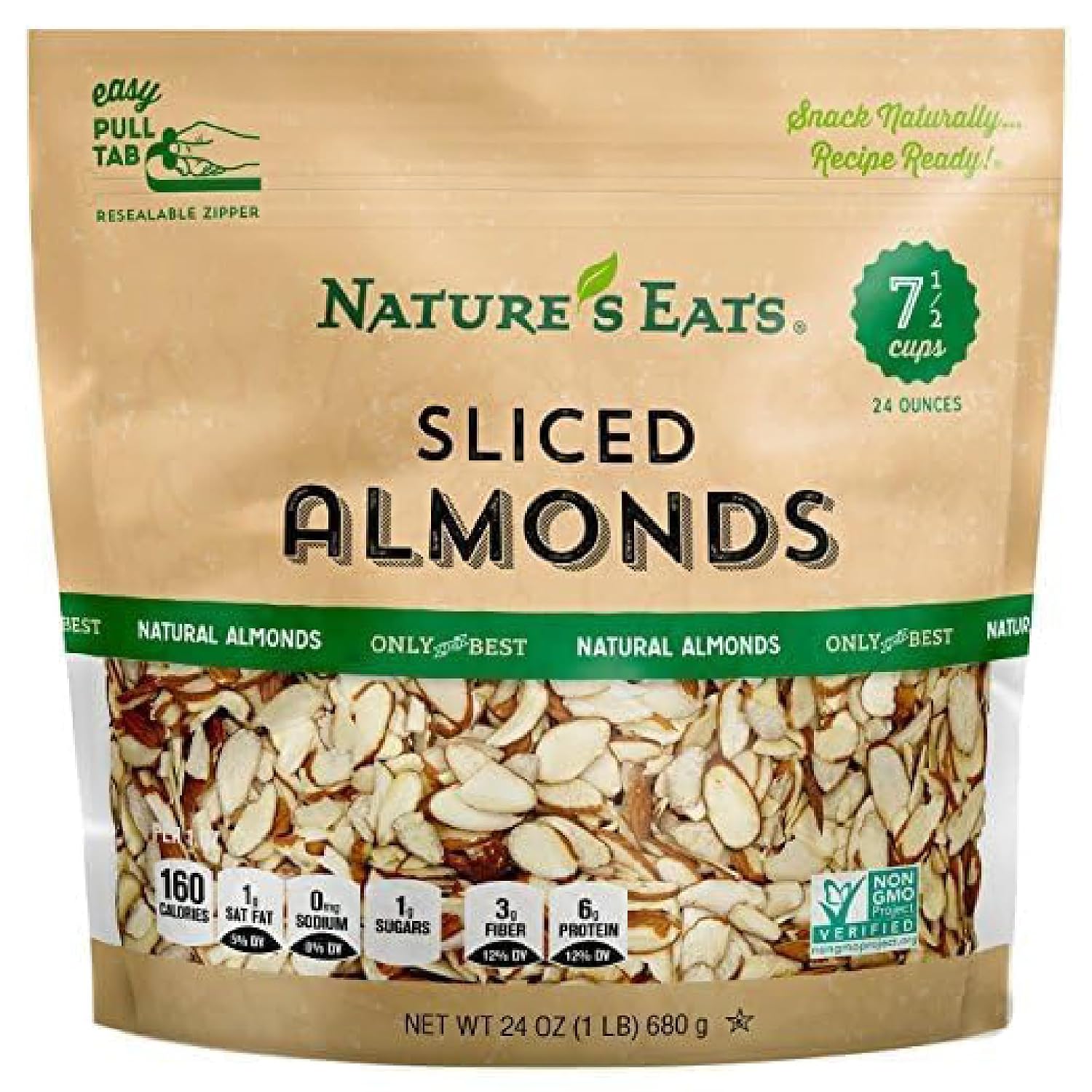 Nature's Eats 슬라이스 아몬드
