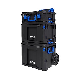 Kobalt CaseStack 3피스 모듈형 적재형 공구함 타워 세트
