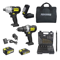Performax 20-Volt 무선 3종 전동 공구 콤보 키트