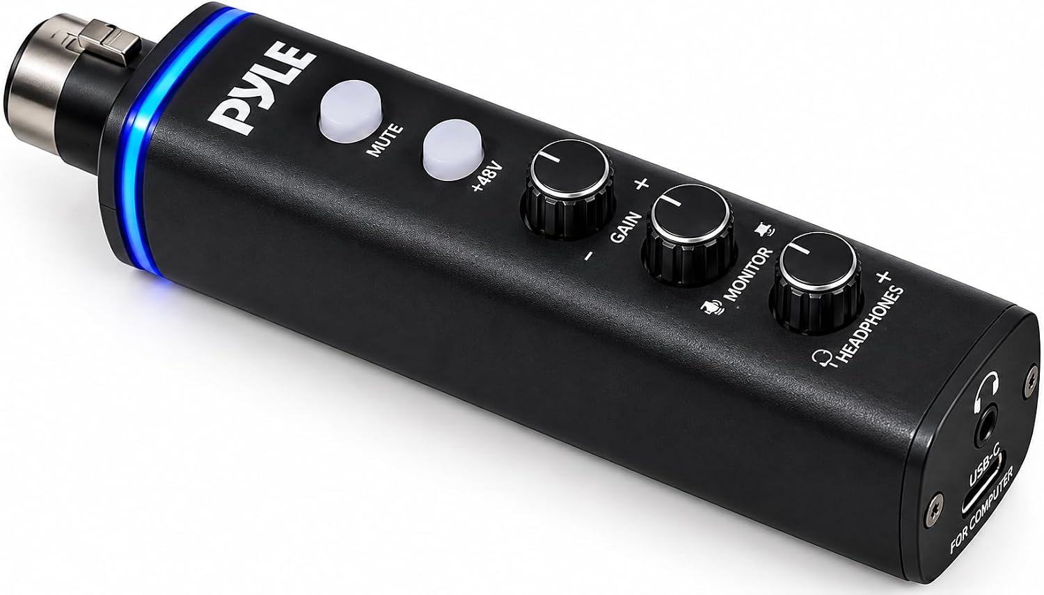 Pyle XLR to USB-C 오디오 인터페이스