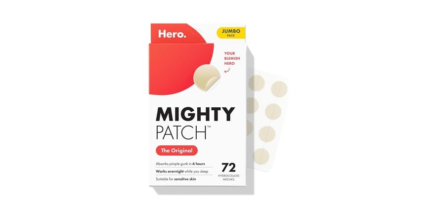 Mighty Patch 여드름 패치 3팩 (72개입)